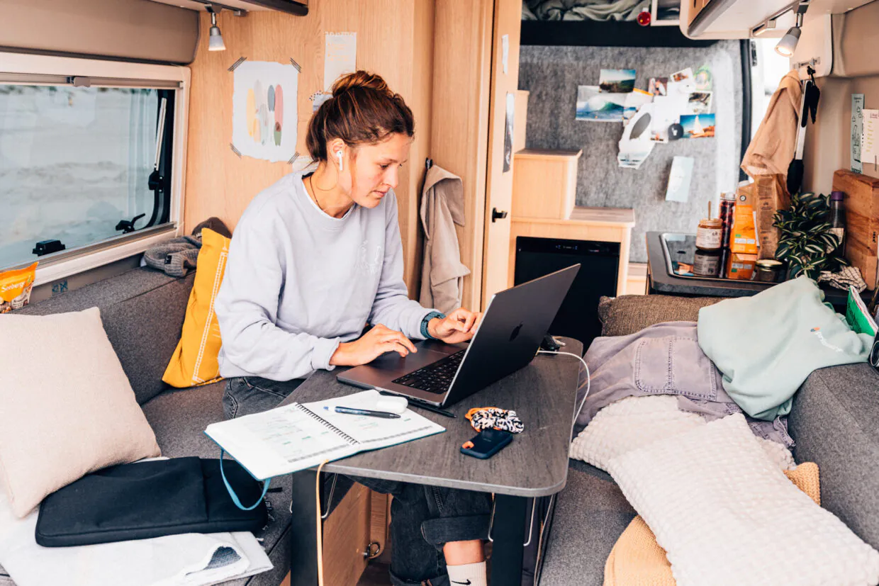 Campervan mobiles Arbeiten